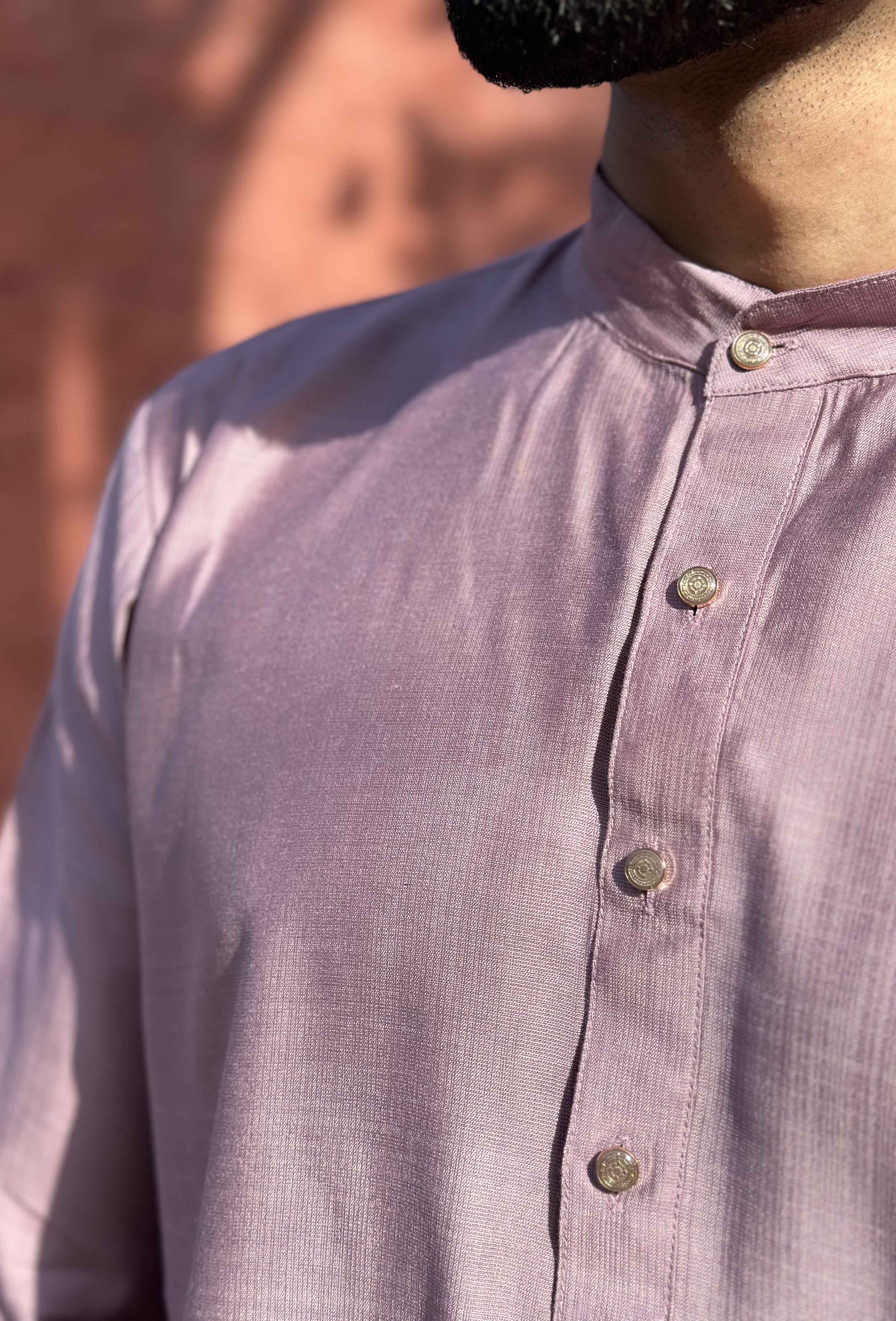 Purple Short Kurta